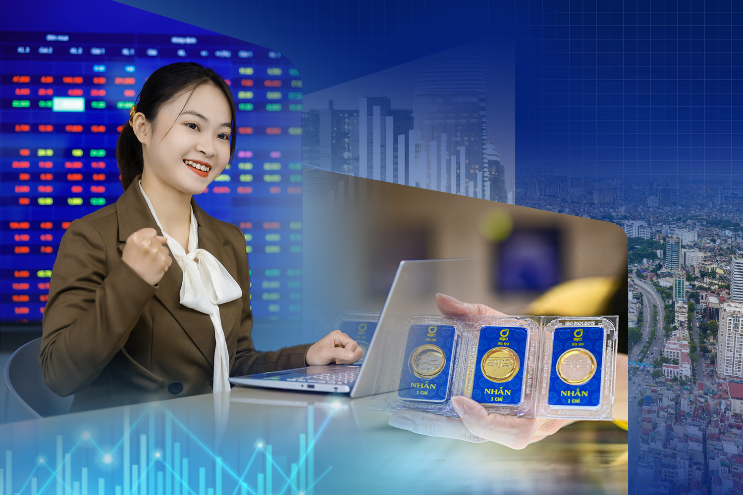 Gia vang the gioi tang phi ma len dinh cao